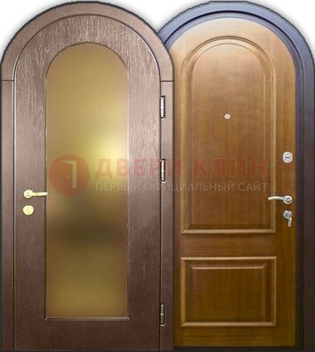 Металлическая арочная дверь ДА-12 в банк в Ступино
