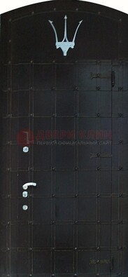 Металлическая арочная дверь ДА-22 высокого качества в Ступино