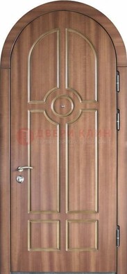 Арочная дверь с отделкой массивом ДА-35 в Талдоме