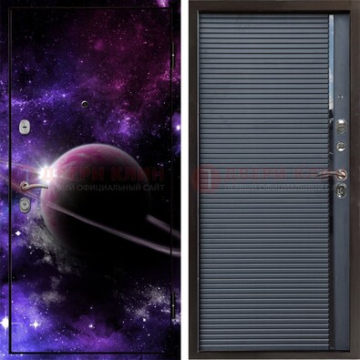 Металлическая дверь с фотопечатью Сатурна ДФ-20 в Ступино