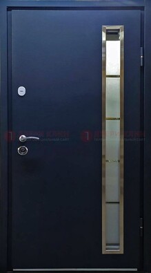 Металлическая дверь с порошковым покрытием и МДФ Белый дуб ДП-219 в Ступино