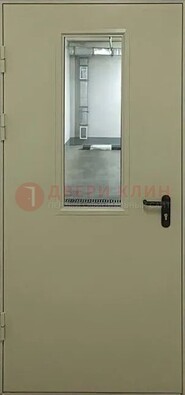 Светлая противопожарная дверь со стеклом ДПП-19 в Ступино