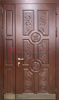 Парадная металлическая дверь с узором ДПР-74 в Ступино