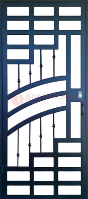 Современная металлическая решетчатая дверь ДР-38 в Ступино