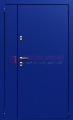 Синяя тамбурная дверь ДТМ-23 в Ступино