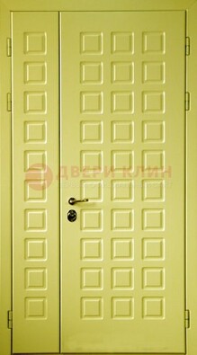 Салатовая тамбурная дверь ДТМ-28 в Ступино
