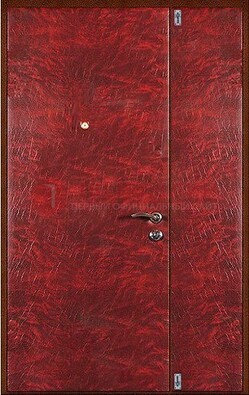 Красная тамбурная дверь ДТМ-33 в Ступино