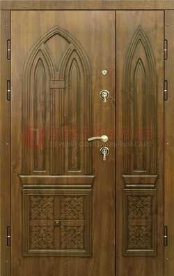 Входная дверь с виноритом и узором ДВТ-181 в Ступино