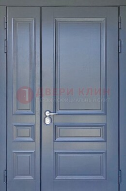 Темно-серая железная дверь с виноритом ДВТ-242 в Ступино