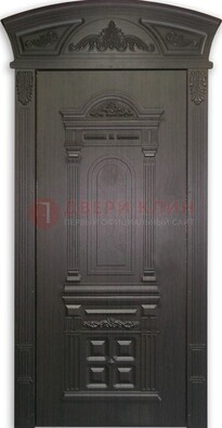 Черная стальная дверь с виноритом ДВТ-31 в Ступино