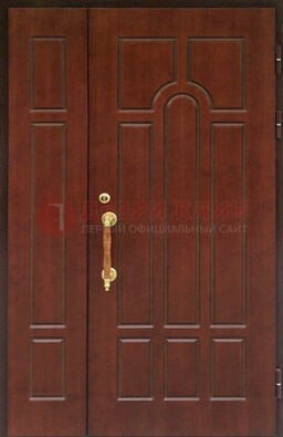 Стальная полуторная дверь для частного дома ПЛ-13 в Ступино