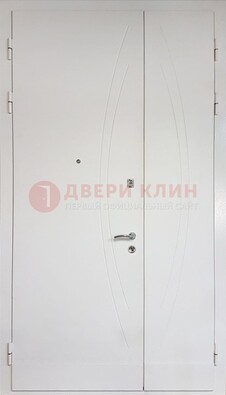 Современная полуторная стальная дверь с МДФ панелью ПЛ-25 в Ступино